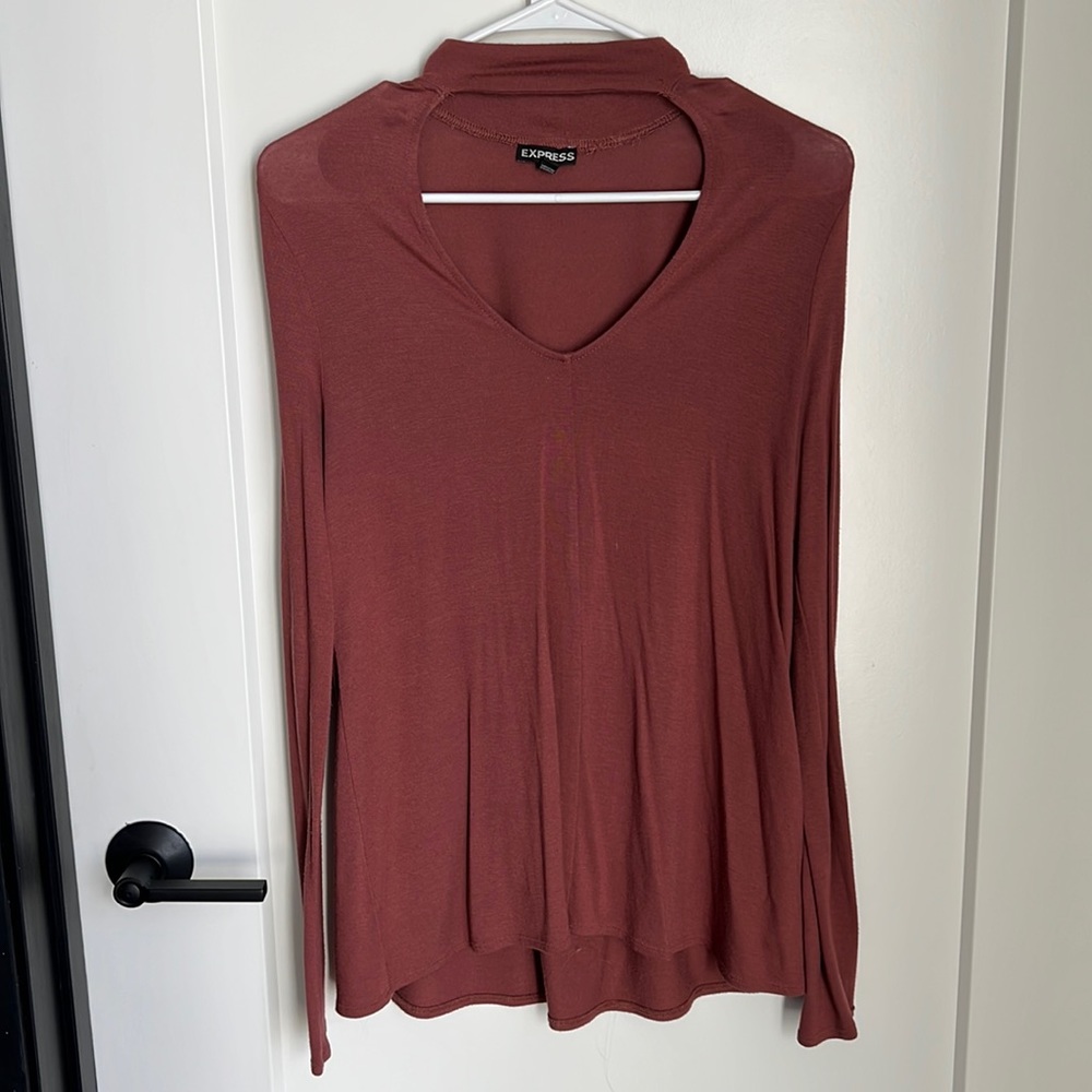 Express choker long sleeve S